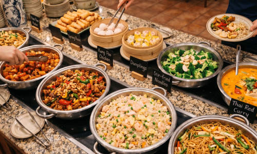All-you-can-eat-Restaurant: Schätzung durch Sicherheitszuschlag